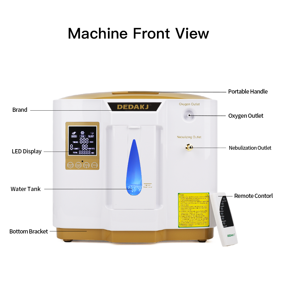 DEDAKJ 酸素発生器　DE-1LW Home Use Oxygen Concentrator DE-1LW - DEDA德迩杰